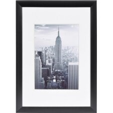 Cadre photo alu Manhattan 10x15 cm noir