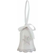 6CE0529 Clayre Eef bauble - Bell white