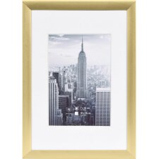 Marco de aluminio Manhattan 10x15 cm dorado