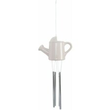 wind chimes WATERING - 13x7x35 cm white