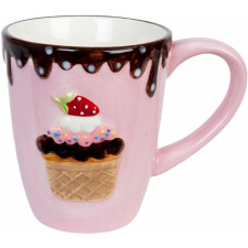 Clayre & Eef cup pink - 6CE0668