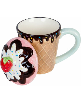 Clayre & Eef cup colourful - 6CE0669