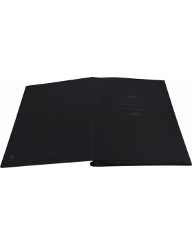 Henzo Album fotografico Gran Cara nero 34,5x43 cm 80 pagine nere
