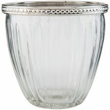 Teelichthalter BOWL - 10 cm transparent