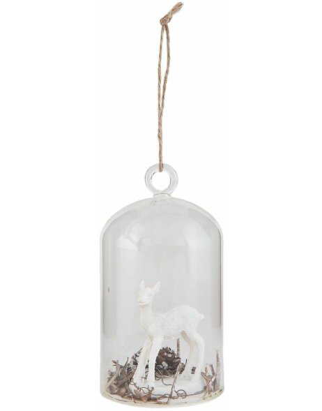 6GL1609 Clayre Eef bauble - Bell transparent