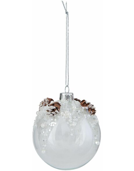 6GL1625 Clayre Eef bauble - Ball transparent