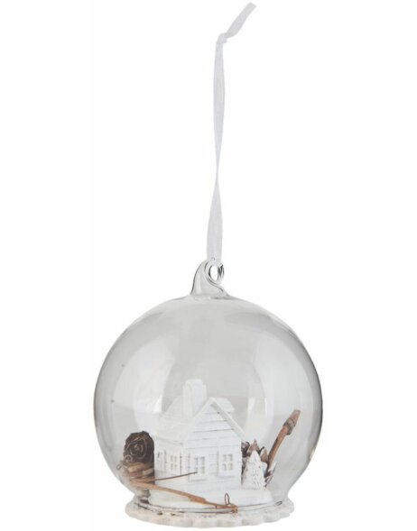 6GL1782 Clayre Eef bauble - House transparent