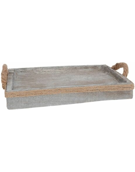 Clayre &amp; Eef tray made of wood - 44x36x6 cm