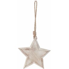 Suspension décorative étoile - 6H1109S Clayre Eef marron