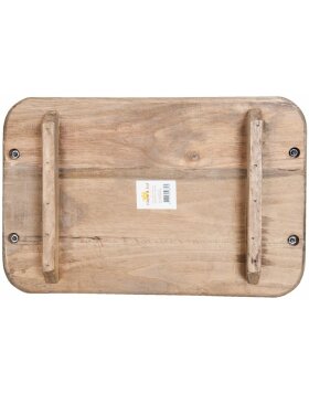 Clayre & Eef Tablett aus Holz - 42x28x10 cm