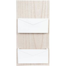 Letters - wall shelf in natural/white by Clayre & Eef