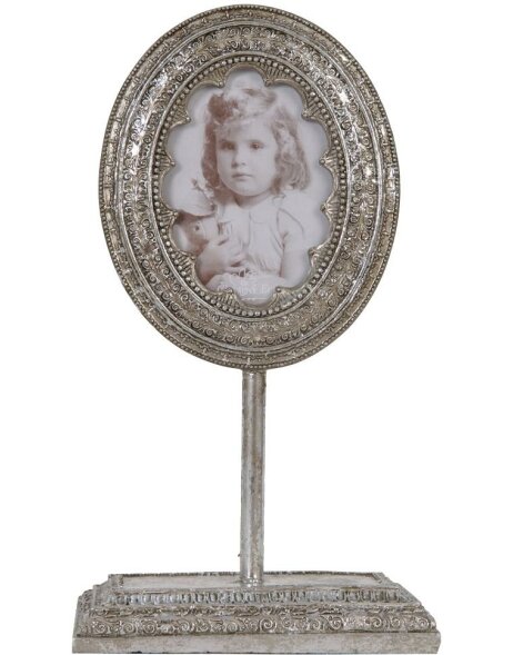 2955 picture frame silver baroque 6,5x9 cm