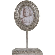 2955 picture frame silver baroque 6,5x9 cm