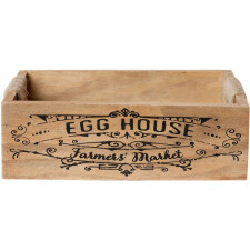 6H1399 Clayre Eef - Eierhalter braun aus Holz