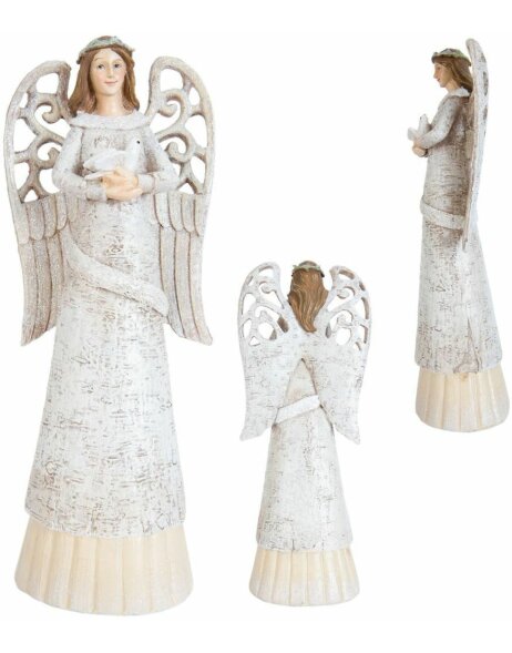 ANGEL - decoration figure in white by Clayre &amp; Eef