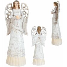 ANGEL - decoration figure in white by Clayre & Eef