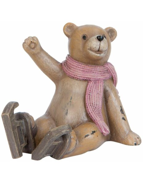 BEAR - decoration figure in shabby brown by Clayre &amp; Eef