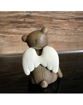 BEAR - decoration figure in shabby brown by Clayre & Eef