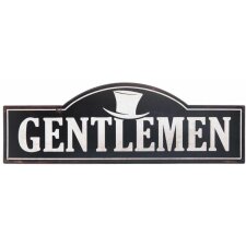 Tekst bord Gentleman - 6y1810 Clayre Eef zwart