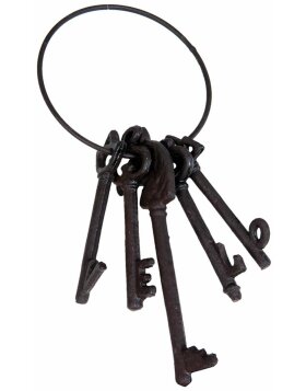 Deco sleutelhanger bruin - 6y2051