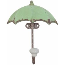 Haak paraplu - 12x5x15 cm shabby