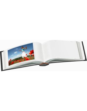 Walther Leder-Einsteckalbum Classic 100 Fotos 15x20 cm schwarz