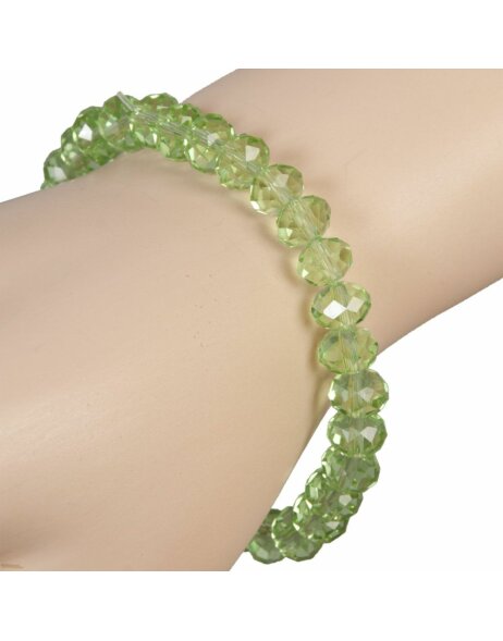 Bracelet B0100049 Clayre Eef plastic transparent/green