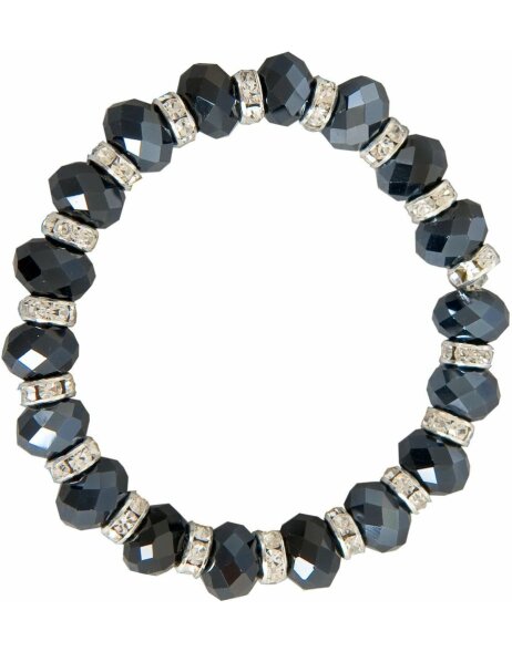 Bracelet B0100313 Clayre Eef plastic black/grey