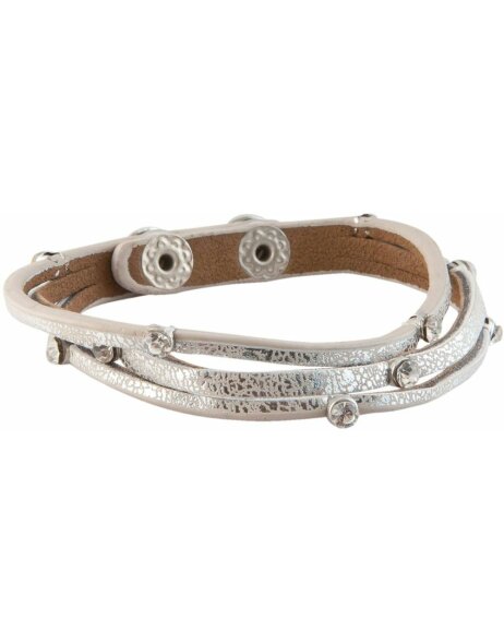 Bracelet B0101954 Clayre Eef leather silver
