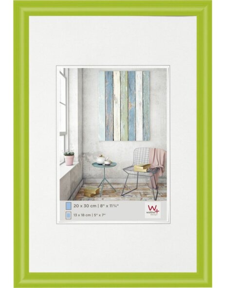 Trendstyle frame 8&quot;x12&quot; lime green
