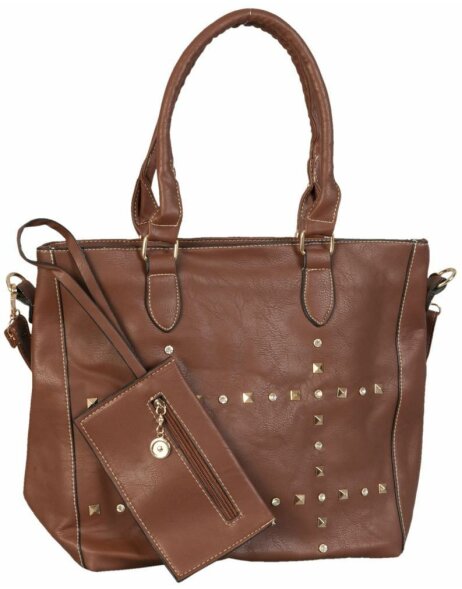 BAG159 handbag 32x41 cm - brown