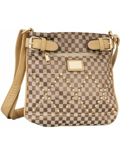 BAG163 handbag 25x26 cm - brown