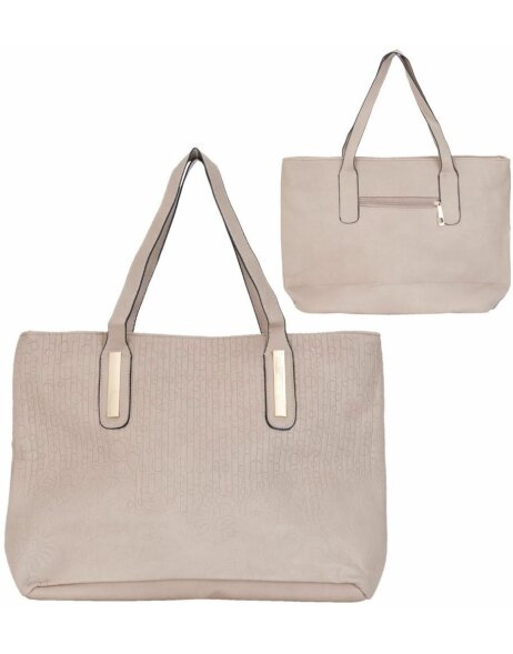 BAG209 handbag 42x29 cm - grey