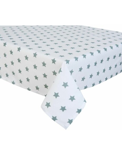 CATCH A STAR tablecloth 150x250 cm grey-green