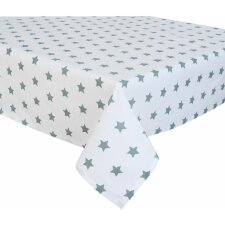 CATCH A STAR tablecloth 150x150 cm grey-green
