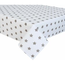 catch a STaR tafelkleed 150x150 cm taupe-wit