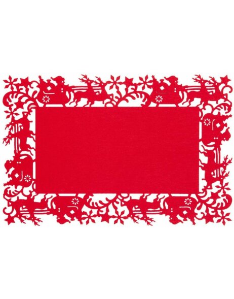 place mat FE040.014LR Clayre Eef red