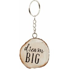Dream Big - key chain white