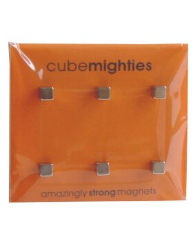 6 Stück Magnete in Würfelform CUBE MIGHTIES