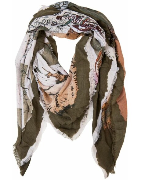 scarf JZSC0086GR Clayre Eef in colouful-green