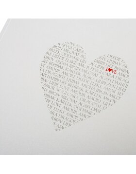 Goldbuch Álbum de boda Love 29,5x31 cm 60 páginas blancas