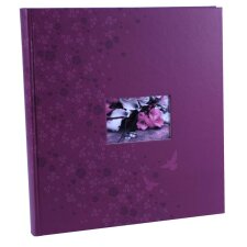 Fotoalbum Flowers in lila