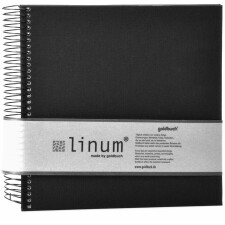 Linum black note pad 40 sides