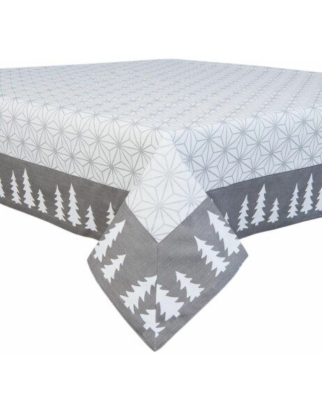 LET&lsquo;S STAY HOME 100x100 cm tablecloth - cotton