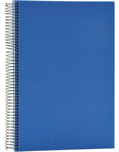 LINUM Notebook A4 in blue