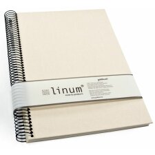 Goldbuch DIN A4 notebook LINUm in beige