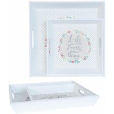 set of 2 trays Pretty Little Things