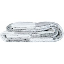 bedspread natural/grey - series Q162. - 230x260 cm