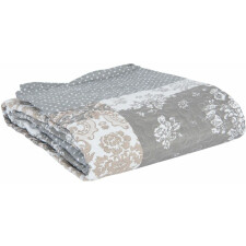 bedspread grey - series Q169. - 230x260 cm