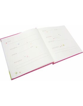 Goldbuch Álbum Fotos Bebé LOVELY rosa 30x31 cm 60 páginas blancas
